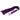 Purple Suede Flogger With Glass Handle And Crystal