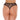 Sheer Pattern Crotchless Black GString