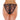 Lace Black Crotchless Tanga