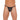 Mens Black GString With Handcuff Pouch