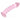 Textured Pink Glass Dildo