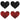 Peekaboo Pasties Besos robados Corazones