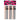 Lovetoy Pack Of 9 Willy Straws Black Brown And Pink