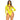 Leg Avenue Cut Out Bodysuit with Thong Neon Yellow