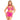 Leg Avenue Halter Crop Top and Mini Skirt Pink