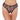 Sheer Pattern Crotchless Black GString