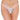 White Crotchless GString